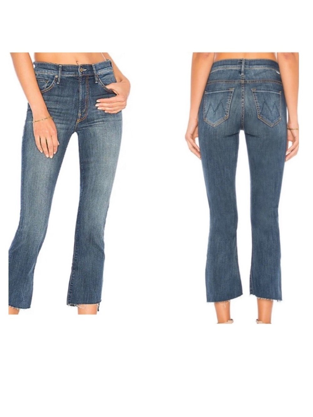 Mother insider crop step fray Not rough Enough size 24 new with tags $228